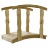 VIDAXL Pont De Jardin Avec Balustrades Bois Massif De Pin Imprégné -VIDAXL || SuperFish || Konstsmide Soldes Boutique 641f299a5a5399.25714753
