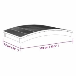 VIDAXL Pont De Jardin 110x74 Cm Bois Massif De Pin Imprégné -VIDAXL || SuperFish || Konstsmide Soldes Boutique 641f299e8cf5c7.21947328