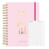 Agenda Bullet Journal Rose à Spirales 96 Feuilles + Pochoir Flèches Et Formes -VIDAXL || SuperFish || Konstsmide Soldes Boutique 6425dfe42ad6f1.18013490