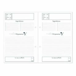 Kit Diary Classeur De Recettes -VIDAXL || SuperFish || Konstsmide Soldes Boutique 6425e009078915.80129701