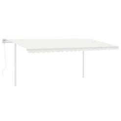 VIDAXL Auvent Automatique Capteur De Vent Et Led 5x3,5 M Crème -VIDAXL || SuperFish || Konstsmide Soldes Boutique 6426ddb6b429e0.79402027