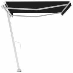 VIDAXL Auvent Manuel Rétractable Sur Pied 400x300 Cm Anthracite -VIDAXL || SuperFish || Konstsmide Soldes Boutique 6426ddbdb72bf1.99827873