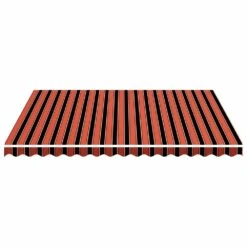 VIDAXL Tissu De Remplacement Pour Auvent Orange Et Marron 4x3,5 M -VIDAXL || SuperFish || Konstsmide Soldes Boutique 6426ddce5cb700.36259646