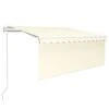 VIDAXL Auvent Rétractable Automatique Avec Store 3,5x2,5 M Crème -VIDAXL || SuperFish || Konstsmide Soldes Boutique 6426dddd4e9cb1.14932895