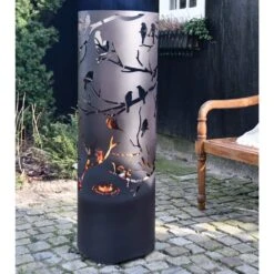ESSCHERT DESIGN Baril à Feu Birds On Twig Acier Au Carbone Noir Ff409 -VIDAXL || SuperFish || Konstsmide Soldes Boutique 6437284f6bd910.05978016