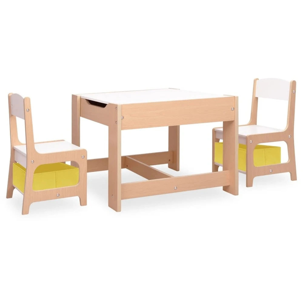 VIDAXL Table Pour Enfants Avec 2 Chaises Mdf 4 VIDAXL Table Pour Enfants Avec 2 Chaises Mdf – Image 2