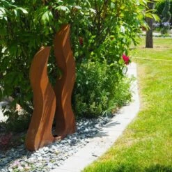 Déco Jardin Flamme Métal Rouillé - Rouille 82 Cm -VIDAXL || SuperFish || Konstsmide Soldes Boutique 64399915bb11c4.38478850