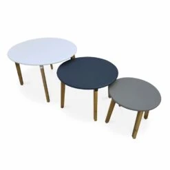 Salon De Jardin Bas 4 Places Komodo – Ensemble Canapé 2 Places Et 2 Fauteuils Avec 3 Tables Gigognes. Résine Tressée Effet Rotin. -VIDAXL || SuperFish || Konstsmide Soldes Boutique 64467659261e49.04504749