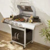 Barbecue Gaz Inox 14kw - Richelieu Noir - Barbecue 4 Brûleurs Dont 1 Feu Latéral. Côté Grill Et Côté Plancha -VIDAXL || SuperFish || Konstsmide Soldes Boutique 64467a4ad3cc80.52999911