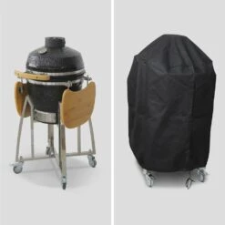 Barbecue Charbon En Céramique. Kamado ø 57cm. Avec Chariot. Garde Au Chaud. Récupérateur De Cendre Et Housse. Tablettes Rétractables -VIDAXL || SuperFish || Konstsmide Soldes Boutique 64467a61de5a22.79384406