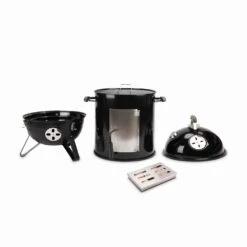 Barbecue Fumoir Au Charbon De Bois ø44cm – Jacques – Smoker Premium Avec Aérateurs. Fumoir. Gril. Boite De Fumage. Noir -VIDAXL || SuperFish || Konstsmide Soldes Boutique 64467a771acd01.21817313