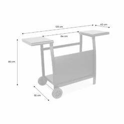 Desserte Pour Plancha Au Gaz - Chariot Porthos 3 Brûleurs - Chariot Barbecue Noir. Cuisine Extérieure. Roulettes -VIDAXL || SuperFish || Konstsmide Soldes Boutique 64467b2dcc8199.48675187