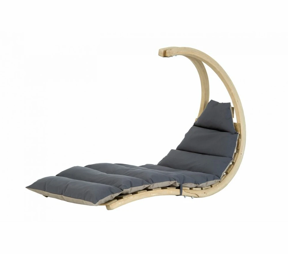 Amazonas Swinger Lounger Taupe/anthracite 4 Amazonas Swinger Lounger Taupe/anthracite – Image 2