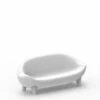 Canapé De Jardin Jamaica 3 Places 210x81,5x80,5cm - Blanc -VIDAXL || SuperFish || Konstsmide Soldes Boutique 644ace58d45ef2.02385048