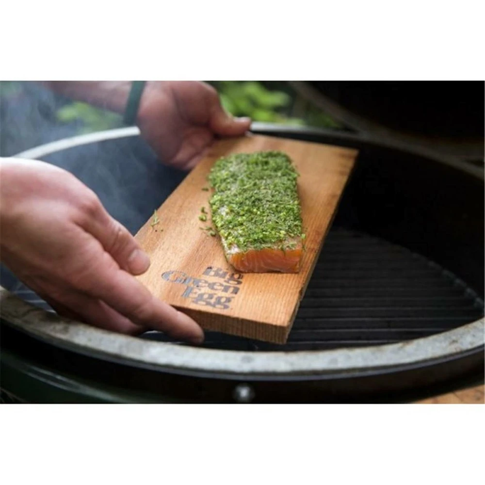 BIG GREEN EGG - Planchettes En Cèdre (2 Pièces-28cm) 5 BIG GREEN EGG - Planchettes En Cèdre (2 Pièces-28cm) – Image 3