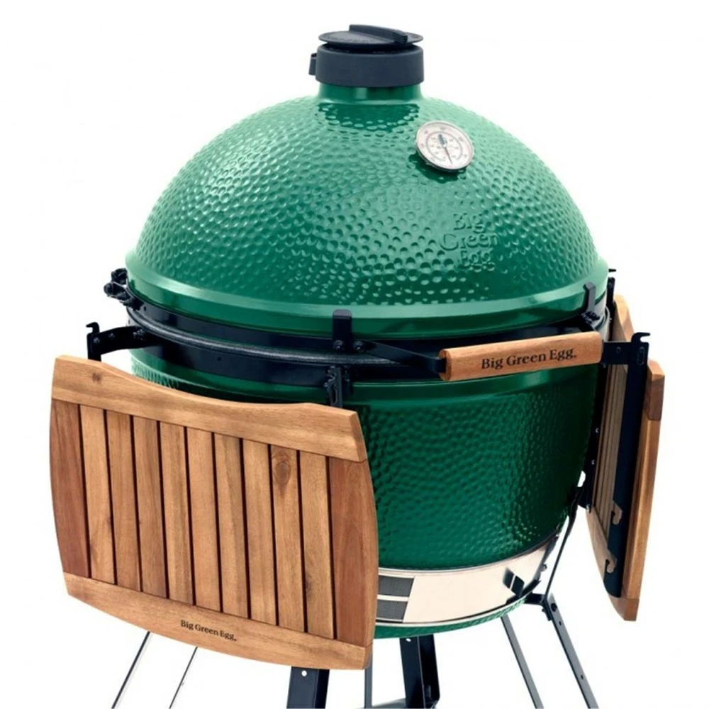BIG GREEN EGG - Tablette Latérales Acacia Pour Big Green Egg Large 4 BIG GREEN EGG - Tablette Latérales Acacia Pour Big Green Egg Large – Image 2