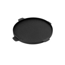 BIG GREEN EGG - Plancha Ronde En Fonte Réversible Big Green Egg MiniMax/S/M