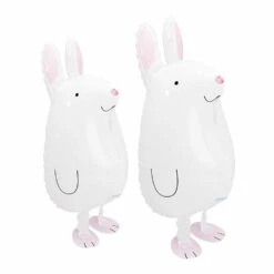 2 Ballons Aluminium Lapin