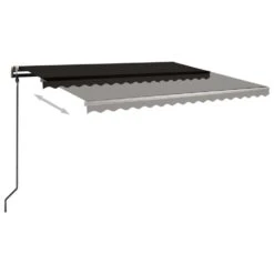VIDAXL Auvent Rétractable Automatique Avec Poteaux 4x3 M Anthracite -VIDAXL || SuperFish || Konstsmide Soldes Boutique 645352b0deee12.68696299