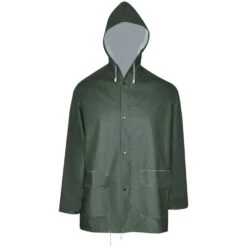 VIDAXL Combinaison De Pluie Imperméable 2 Pcs Avec Capuche Vert L -VIDAXL || SuperFish || Konstsmide Soldes Boutique 64557fa9ce7d68.66917441