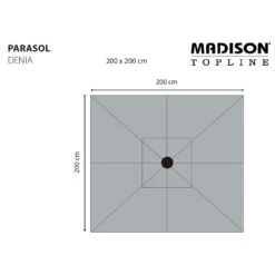 Madison Parasol Denia 200x200 Cm écru -VIDAXL || SuperFish || Konstsmide Soldes Boutique 645801bbbcb9a5.22762311