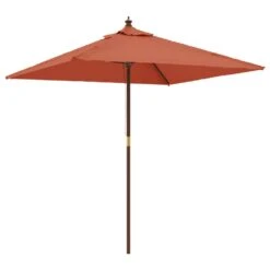 VIDAXL Parasol De Jardin Avec Mât En Bois Terre Cuite 198x198x231 Cm 10 VIDAXL Parasol De Jardin Avec Mât En Bois Terre Cuite 198x198x231 Cm -VIDAXL || SuperFish || Konstsmide Soldes Boutique 645801ebcfcc95.52971498