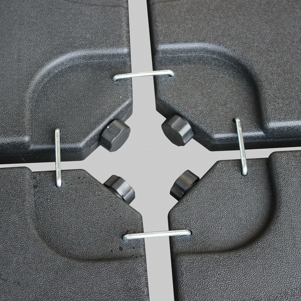 Dalle Pour Parasol à Lester - 50x50cm - 16 Kgs Une Fois Remplie - Pieds. Socle Poids Pour Fixer Votre Parasol 5 Dalle Pour Parasol à Lester - 50x50cm - 16 Kgs Une Fois Remplie - Pieds. Socle Poids Pour Fixer Votre Parasol – Image 3