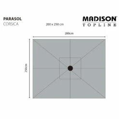 Madison Parasol Corsica 200x250 Cm écru -VIDAXL || SuperFish || Konstsmide Soldes Boutique 645801fe7cc763.87939866