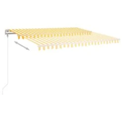 VIDAXL Auvent Rétractable Automatique 450x300 Cm Jaune Et Blanc -VIDAXL || SuperFish || Konstsmide Soldes Boutique 645a959f59ccc2.77401717