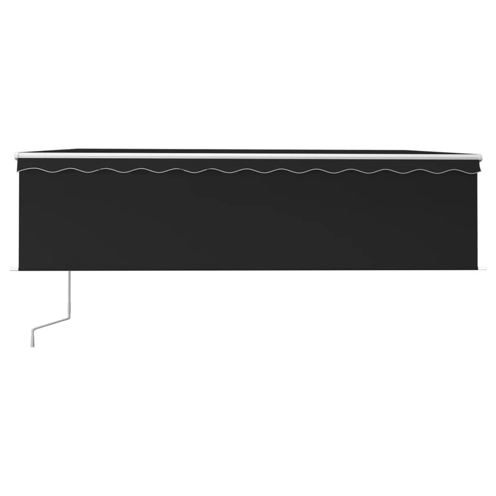 VIDAXL Auvent Rétractable Automatique Avec Store 5x3 M Anthracite 5 VIDAXL Auvent Rétractable Automatique Avec Store 5x3 M Anthracite – Image 3