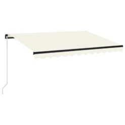 VIDAXL Auvent Manuel Rétractable Avec Led 350x250 Cm Crème -VIDAXL || SuperFish || Konstsmide Soldes Boutique 645a95a84568a8.59881969