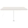 VIDAXL Auvent Manuel Rétractable Sur Pied 450x350 Cm Crème -VIDAXL || SuperFish || Konstsmide Soldes Boutique 645a95ad4b2c85.16005141