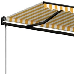 VIDAXL Auvent Rétractable Automatique 450x300 Cm Jaune Et Blanc -VIDAXL || SuperFish || Konstsmide Soldes Boutique 645a95af2ccc90.07398151