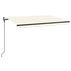 VIDAXL Auvent Manuel Rétractable 450x300 Cm Crème -VIDAXL || SuperFish || Konstsmide Soldes Boutique 645a95bb783202.82928780