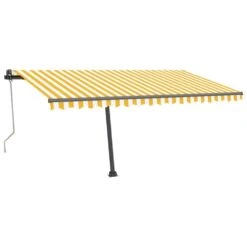 VIDAXL Auvent Automatique Sur Pied 450x300 Cm Jaune/blanc 12 VIDAXL Auvent Automatique Sur Pied 450x300 Cm Jaune/blanc -VIDAXL || SuperFish || Konstsmide Soldes Boutique 645a95c378cda6.09342165