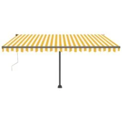 VIDAXL Auvent Automatique Sur Pied 450x300 Cm Jaune/blanc 11 VIDAXL Auvent Automatique Sur Pied 450x300 Cm Jaune/blanc -VIDAXL || SuperFish || Konstsmide Soldes Boutique 645a95c37be744.74935473