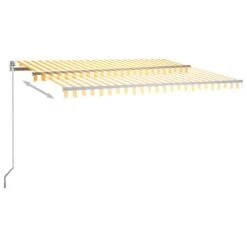 VIDAXL Auvent Automatique Sur Pied 450x300 Cm Jaune/blanc 13 VIDAXL Auvent Automatique Sur Pied 450x300 Cm Jaune/blanc -VIDAXL || SuperFish || Konstsmide Soldes Boutique 645a95c37eec05.53983057