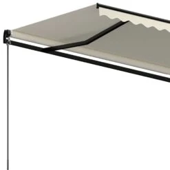VIDAXL Auvent Manuel Rétractable 350x250 Cm Crème -VIDAXL || SuperFish || Konstsmide Soldes Boutique 645a95d2e04d67.48459350