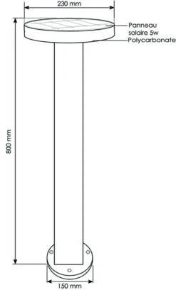 Borne Solaire California 3000°k -VIDAXL || SuperFish || Konstsmide Soldes Boutique 645b8d19aada99.98073313