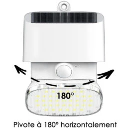 Applique Solaire Blanche Eclairage Pivotant à 180° -VIDAXL || SuperFish || Konstsmide Soldes Boutique 645b8d2276e339.20234072