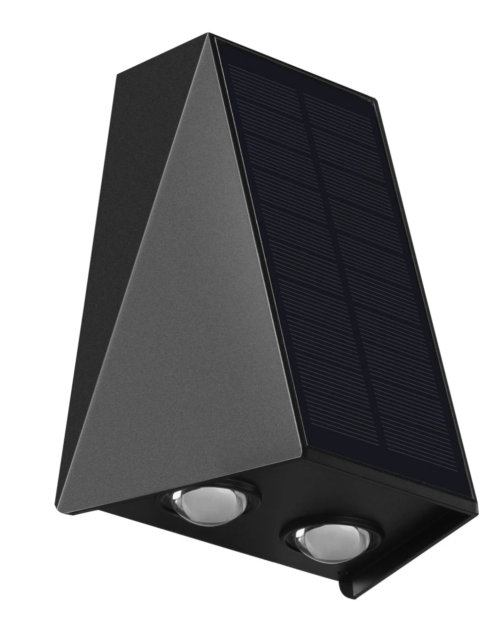 Applique Solaire Triangulaire 2 Faisceaux : 1 Up & 1 Down - Blanc Chaud 3000°k 150lm - Bf Light 3 Applique Solaire Triangulaire 2 Faisceaux : 1 Up & 1 Down - Blanc Chaud 3000°k 150lm - Bf Light