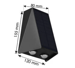 Applique Solaire Triangulaire 2 Faisceaux : 1 Up & 1 Down - Blanc Chaud 3000°k 150lm - Bf Light 8 Applique Solaire Triangulaire 2 Faisceaux : 1 Up & 1 Down - Blanc Chaud 3000°k 150lm - Bf Light -VIDAXL || SuperFish || Konstsmide Soldes Boutique 645b8d27ebdbe0.54734833