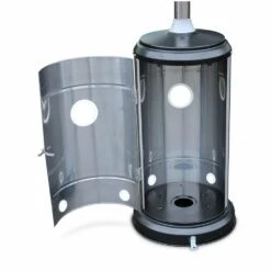 Chauffage D'extérieur Gaz 12.5kw - Finland - Parasol Chauffant En Acier Inoxydable. Réglable. Porte En Façade. Roulettes Et Housse -VIDAXL || SuperFish || Konstsmide Soldes Boutique 645b907794e641.05101883