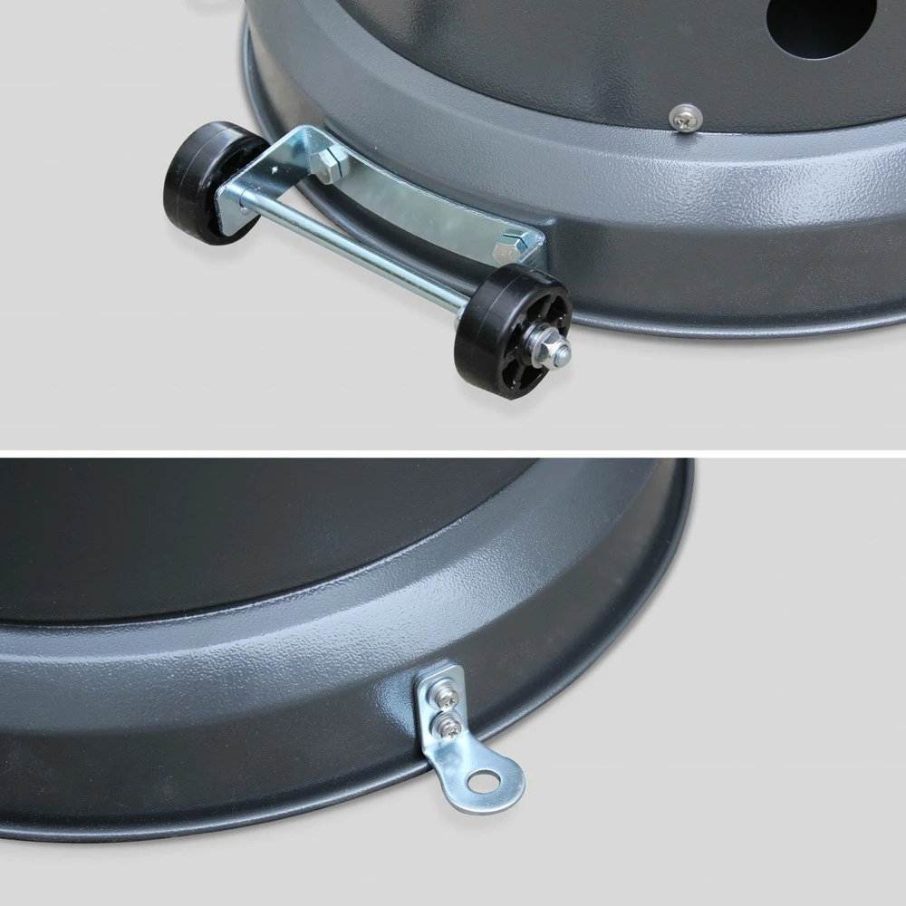 Chauffage D'extérieur Gaz 12.5kw - Finland - Parasol Chauffant Gris. Réglable. Porte En Façade Et Roulettes 6 Chauffage D'extérieur Gaz 12.5kw - Finland - Parasol Chauffant Gris. Réglable. Porte En Façade Et Roulettes – Image 4