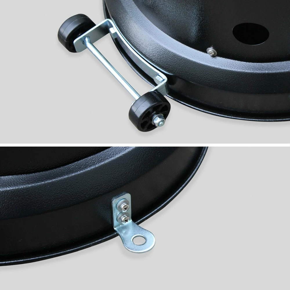 Chauffage D'extérieur Gaz 12.5kw - Finland - Parasol Chauffant Noir. Réglable. Porte En Façade. Roulettes Et Housse 8 Chauffage D'extérieur Gaz 12.5kw - Finland - Parasol Chauffant Noir. Réglable. Porte En Façade. Roulettes Et Housse – Image 6