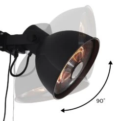 Parasol Chauffant électrique 2000w Mural - Lapland - Chauffage D’extérieur Type Halogène. 3 Niveaux De Chauffe (800w / 1200w / -VIDAXL || SuperFish || Konstsmide Soldes Boutique 645b908d087cc4.02053150