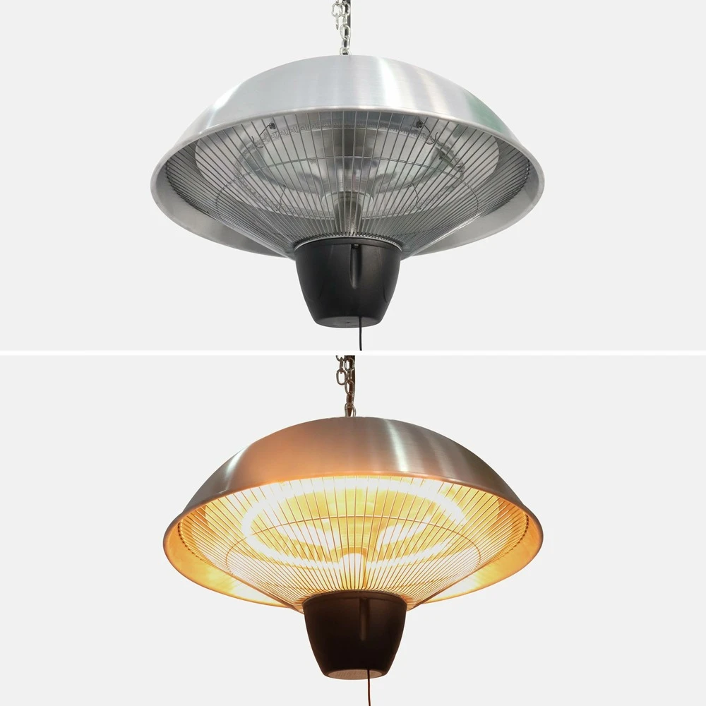Parasol Chauffant électrique Suspendu 1500w – Oslo – Chauffage D’extérieur Type Halogène. Kit De Suspension Inclus (chaîne Et 5 Parasol Chauffant électrique Suspendu 1500w – Oslo – Chauffage D’extérieur Type Halogène. Kit De Suspension Inclus (chaîne Et – Image 3