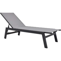 Bain De Soleil En Aluminium Avec Pied Pliant Cesena