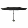 Parasol Double 2,7x4,6m Linai Noir -VIDAXL || SuperFish || Konstsmide Soldes Boutique 645b9446717bd2.28147242