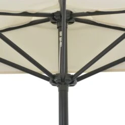 VIDAXL Parasol De Balcon Avec Mât En Aluminium Sable 270x144 Cm Demi -VIDAXL || SuperFish || Konstsmide Soldes Boutique 645e3152c651b3.12738634